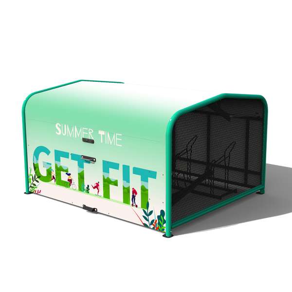 Bike Hangar Rendering